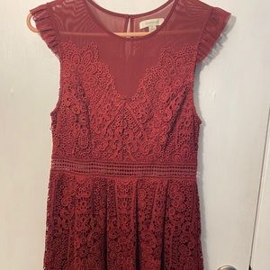 Red Lace Dress
